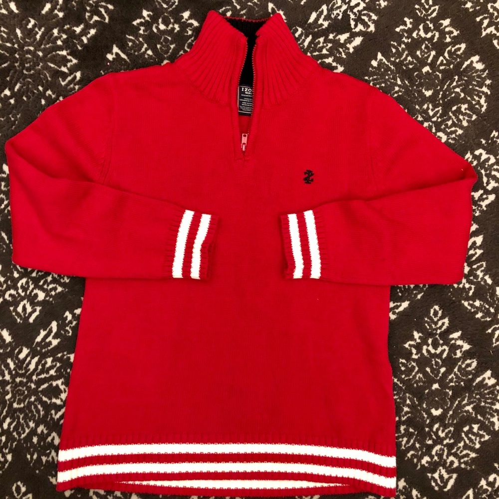 Never worn!! Izod boys sweater size 8